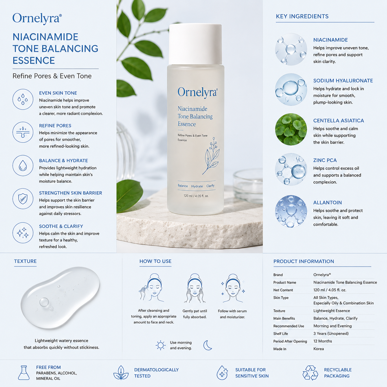 Ornelyra® Niacinamide Tone Balancing Essence