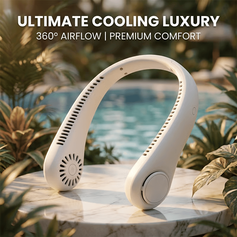 🔥Last Day 48% OFF🔥🍃 Portable Bladeless Neck Fan