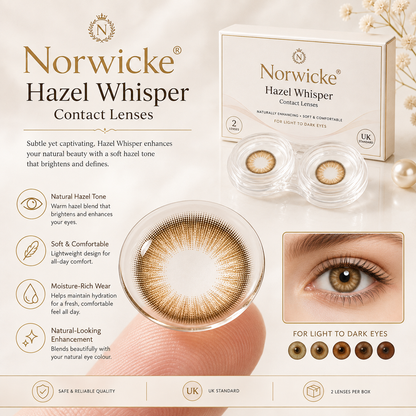 Norwicke® Hazel Whisper Contact Lenses
