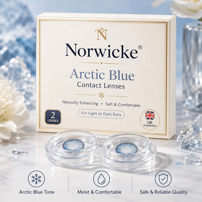 Norwicke® Arctic Blue Contact Lenses