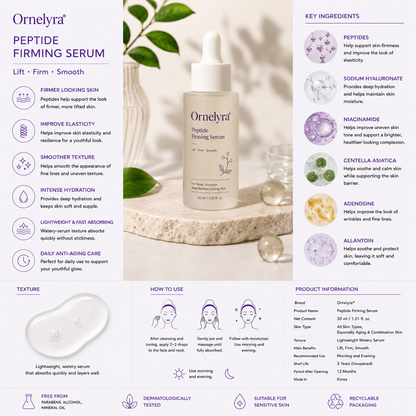 Ornelyra® Peptide Firming Serum