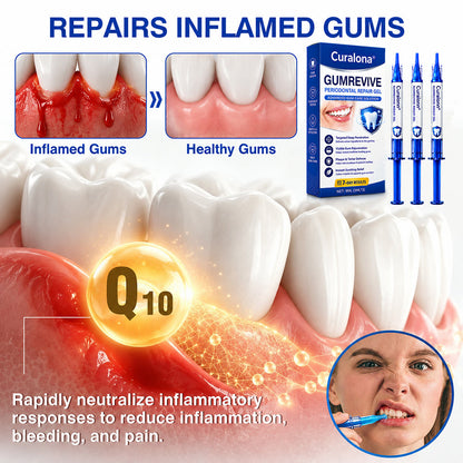 🇨🇦🦷Curalona® GumRevive Periodontal Repair Gel (For Bleeding Gums, Gum Recession & Loose Teeth)