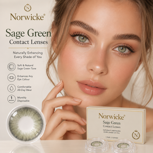 Norwicke® Sage Green Contact Lenses