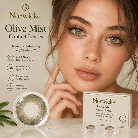 Norwicke® Olive Mist Contact Lenses