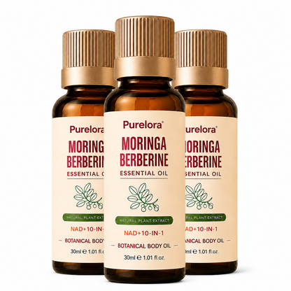 PURELORA® Botanical Sculpting & Firming Oil — A warming massage oil that soothes the abdomen, relieves bloating, and leaves the skin looking firmer.