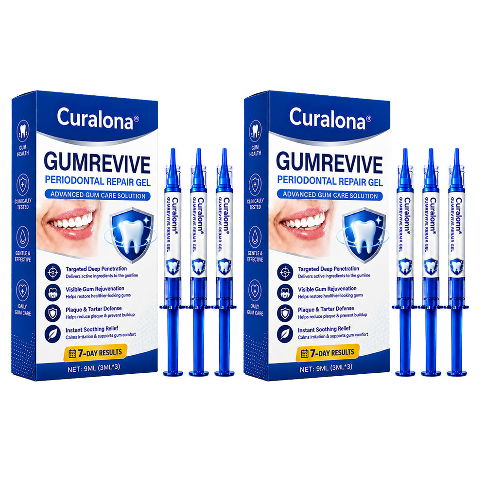 🇨🇦🦷Curalona® GumRevive Periodontal Repair Gel (For Bleeding Gums, Gum Recession & Loose Teeth)