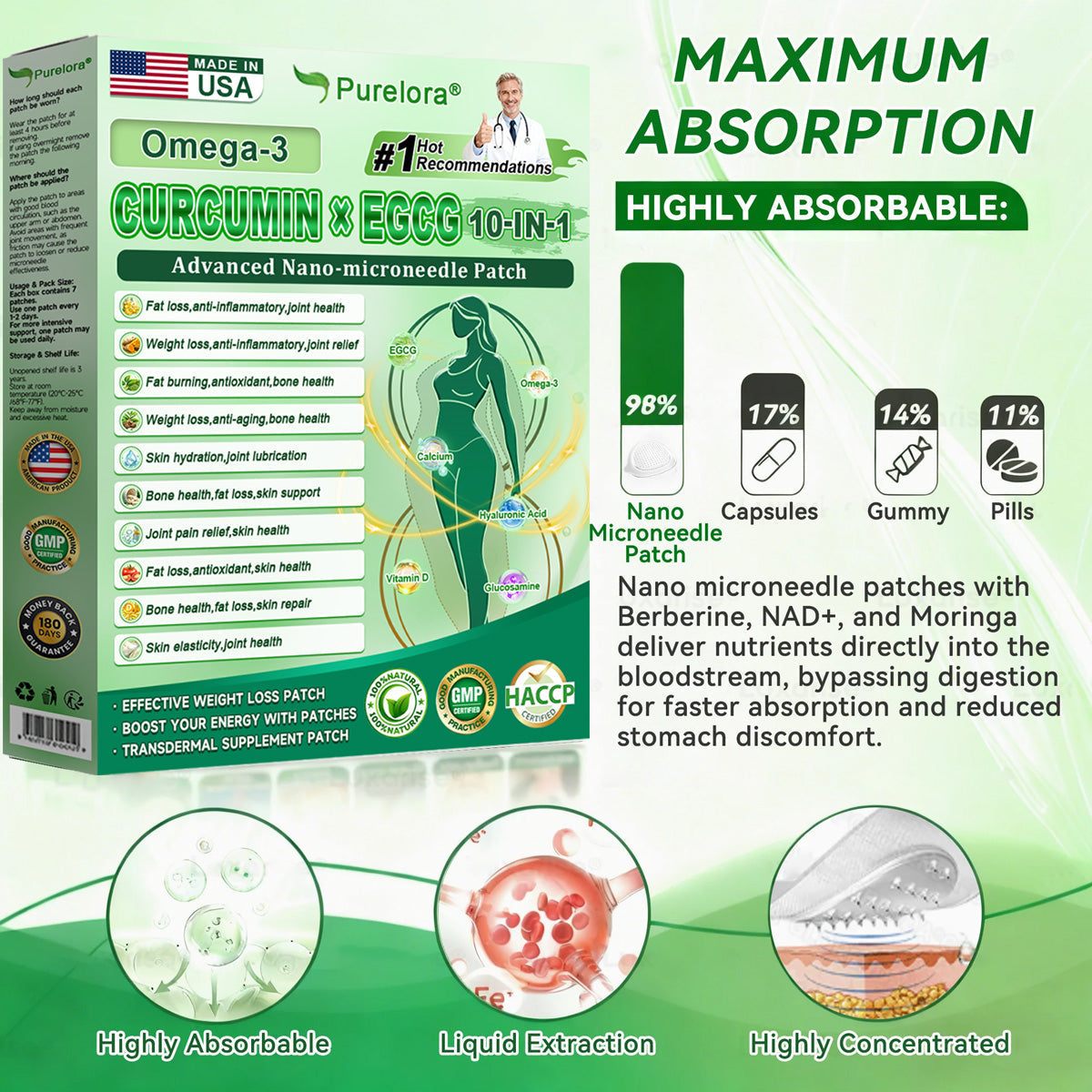 🔥 New Release | Purelora® 10-in-1 Patch with Nanomicroneedles: Berberine, Apple Cider Vinegar, and EGCG — Burn Stubborn Fat • Reduce Wrinkles • Support Joint Comfort (Visible results in just 7 days)