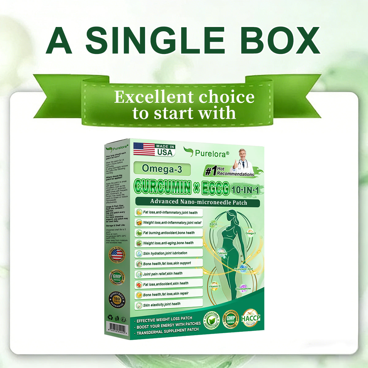 1 Box — Lose up to 8 pounds