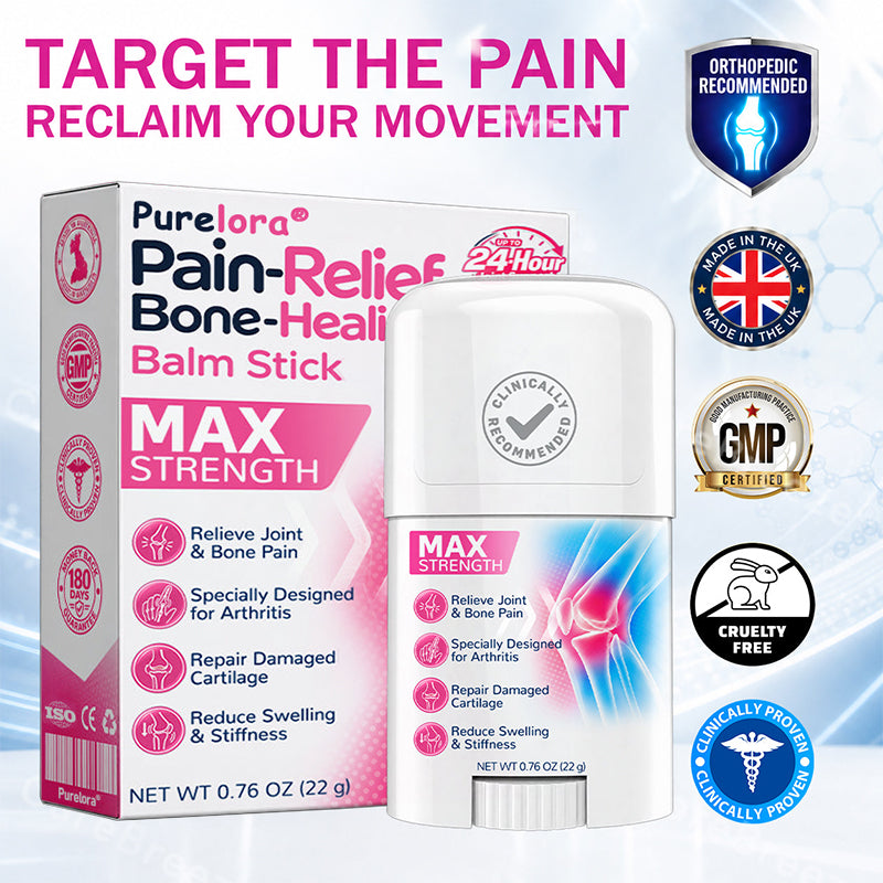🏅✅🇬🇧 Official Store: 𝐏𝐔𝐑𝐄𝐋𝐎𝐑𝐀® Pain-Relief Bone-Healing Balm Stick(🧑‍⚕️Reducing joint swelling, pain, stiffness, redness, warmth, soreness, and joint fatigue)