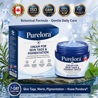𝐏𝐔𝐑𝐄𝐋𝐎𝐑𝐀® 𝟕-𝐃𝐚𝐲 𝐒𝐤𝐢𝐧 𝐓𝐚𝐠 & 𝐒𝐩𝐨𝐭 𝐑𝐞𝐦𝐨𝐯𝐚𝐥 𝐂𝐫𝐞𝐚𝐦 (𝐏𝐚𝐢𝐧𝐥𝐞𝐬𝐬 𝐅𝐨𝐫𝐦𝐮𝐥𝐚 – 𝐍𝐨 𝐒𝐜𝐚𝐫𝐫𝐢𝐧𝐠) 🌹🌹