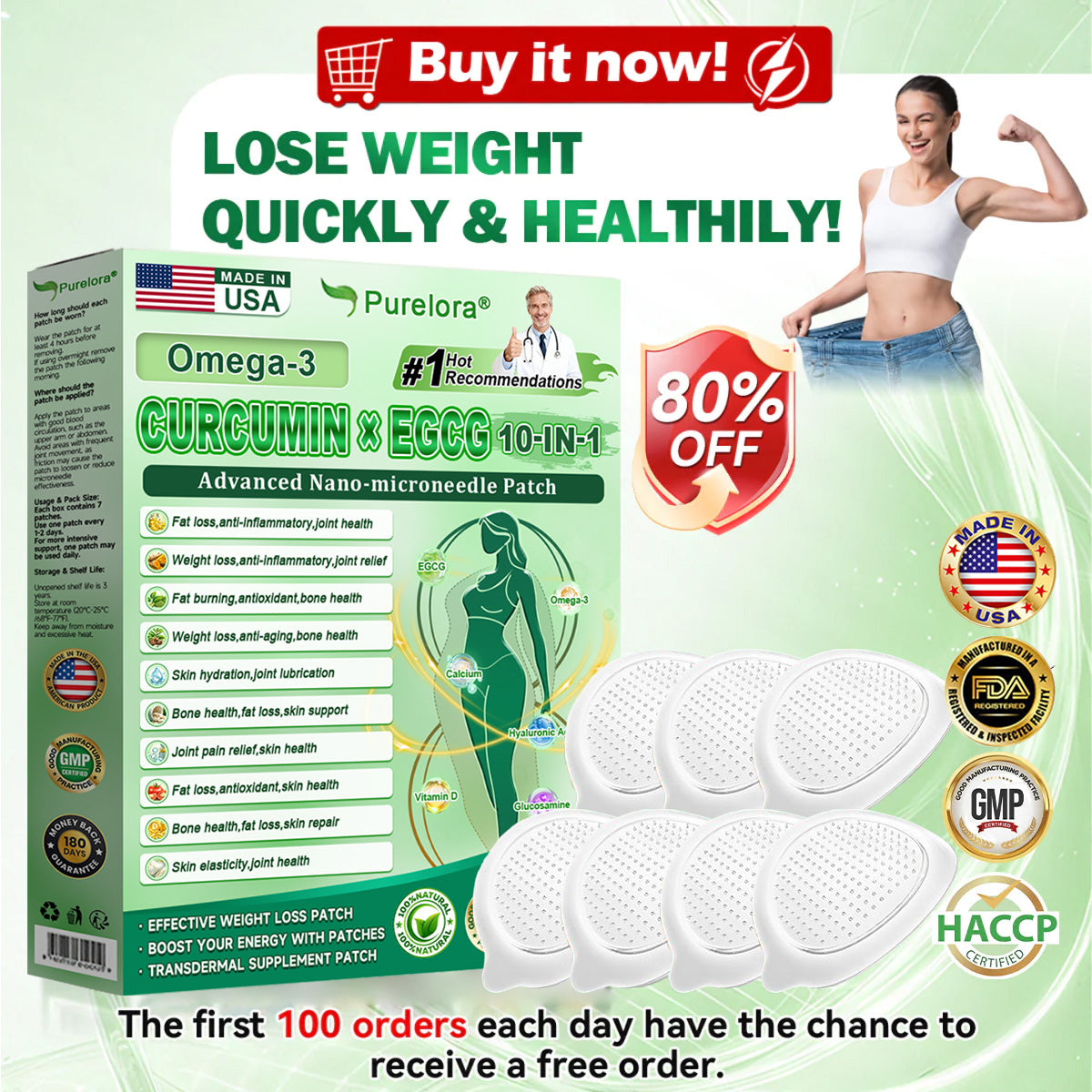 🔥 New Release | Purelora® 10-in-1 Patch with Nanomicroneedles: Berberine, Apple Cider Vinegar, and EGCG — Burn Stubborn Fat • Reduce Wrinkles • Support Joint Comfort (Visible results in just 7 days)