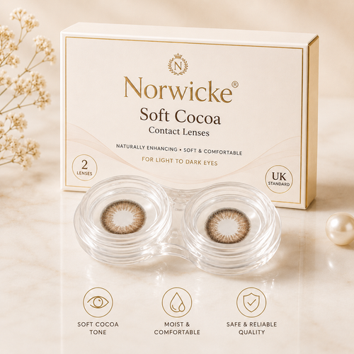 Norwicke® Soft Cocoa Contact Lenses