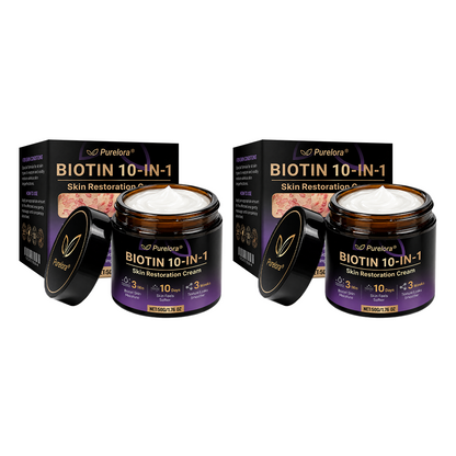 Made and Shipped from the CA 🍁 Purelora® Biotin 10-in-1 Skin Repair Cream — Last Day of Sale: 75% Off