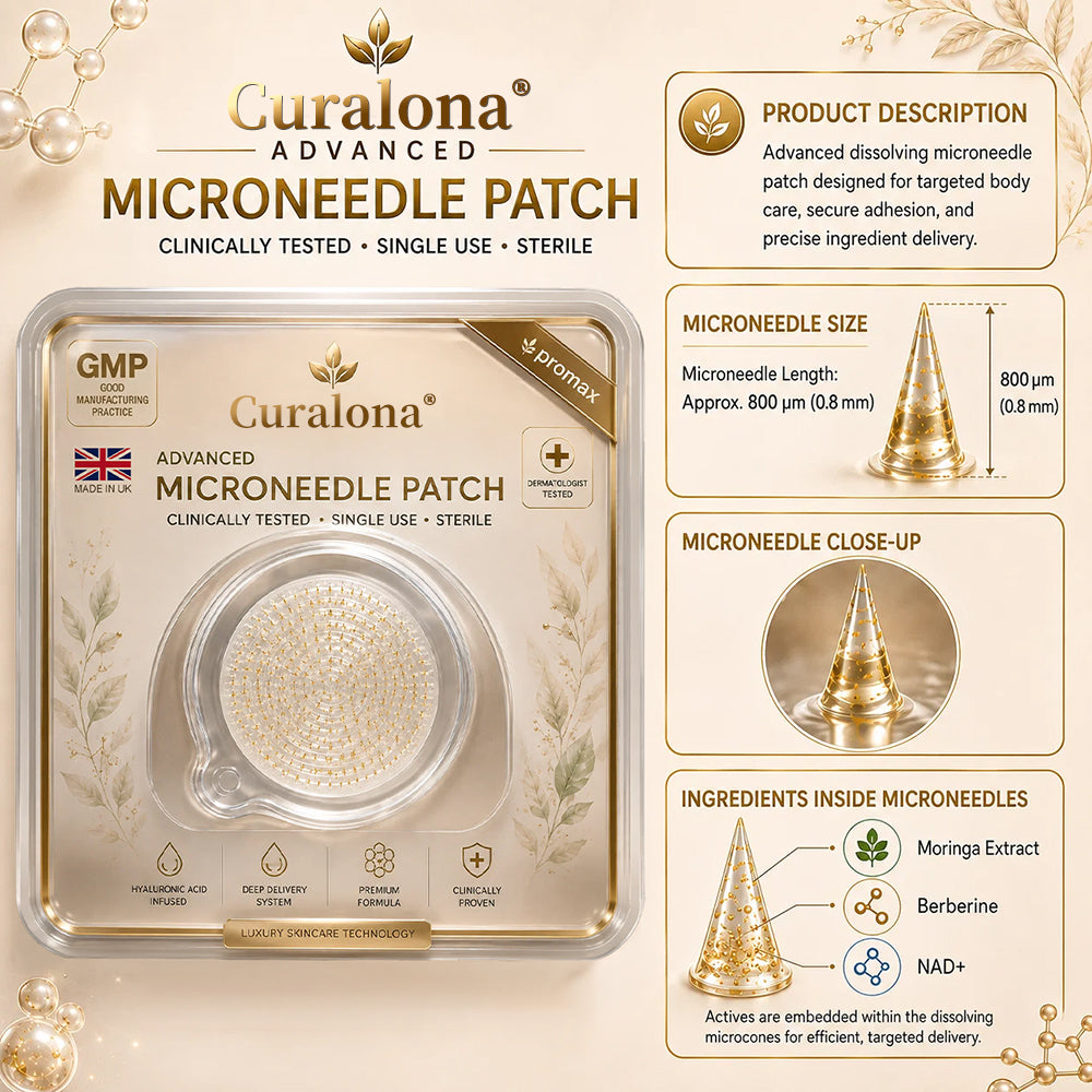 𝗖𝘂𝗿𝗮𝗹𝗼𝗻𝗮®🔥2026 ProMax Nano Microneedle Patch – Moringa + Berberine + NAD+ Body Firming & Metabolism Support Patch