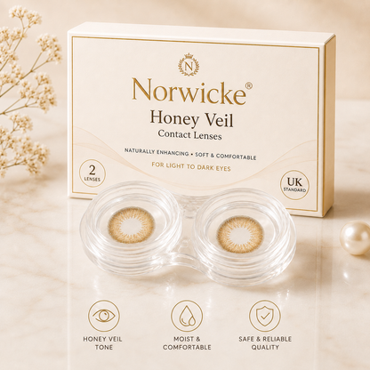 Norwicke® Honey Veil Contact Lenses