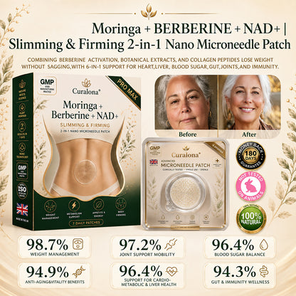 𝗖𝘂𝗿𝗮𝗹𝗼𝗻𝗮®🔥2026 ProMax Nano Microneedle Patch – Moringa + Berberine + NAD+ Body Firming & Metabolism Support Patch