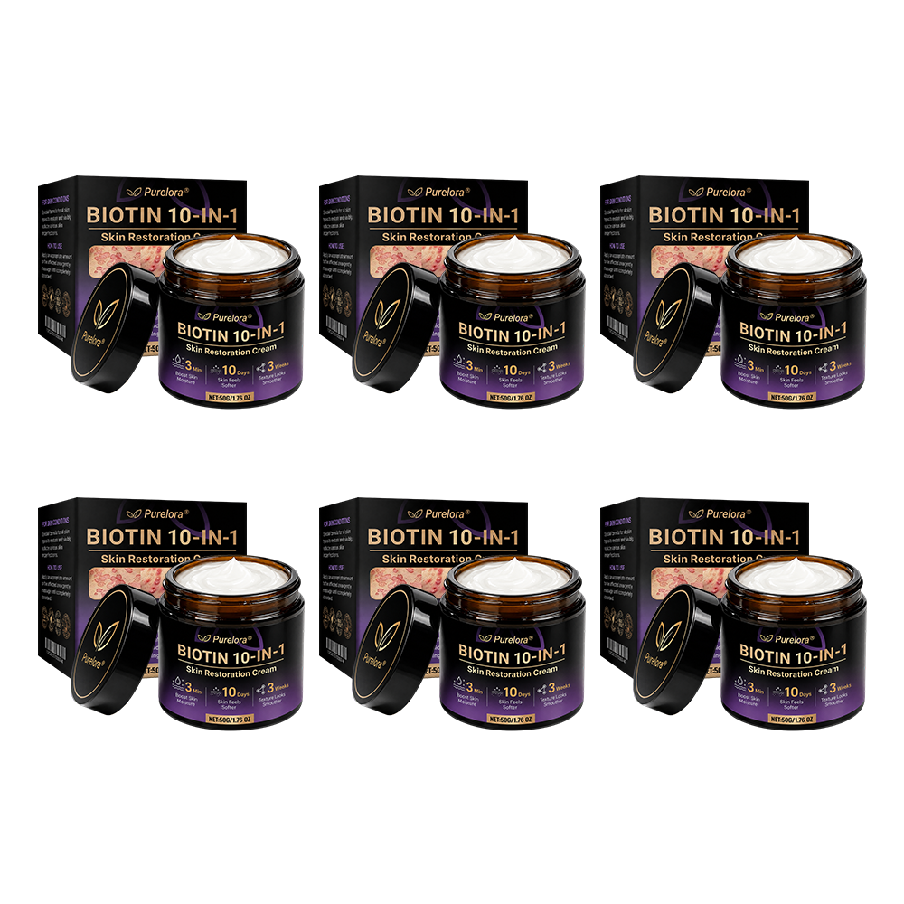 Made and Shipped from the CA 🍁 Purelora® Biotin 10-in-1 Skin Repair Cream — Last Day of Sale: 75% Off