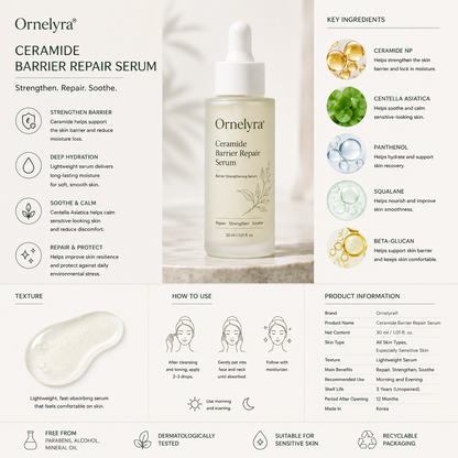 Ornelyra® Ceramide Barrier Repair Serum