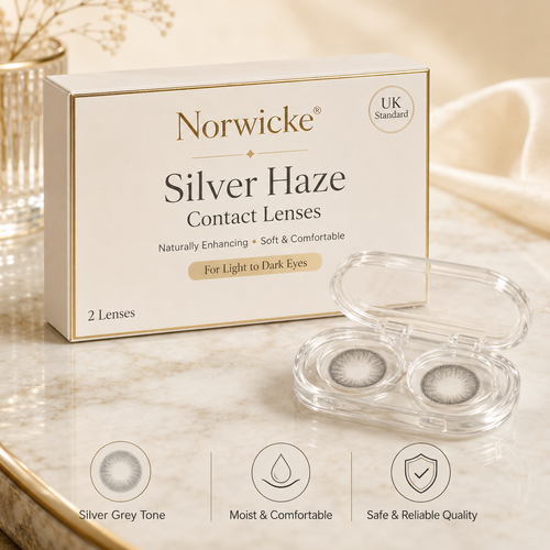 Norwicke® Silver Haze Contact Lenses