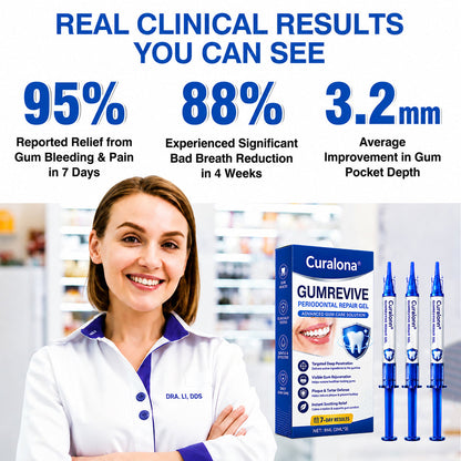 🇨🇦🦷Curalona® GumRevive Periodontal Repair Gel (For Bleeding Gums, Gum Recession & Loose Teeth)