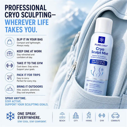 𝐏𝐔𝐑𝐄𝐋𝐎𝐑𝐀® 4-in-1 Cryo Sculpt Mist