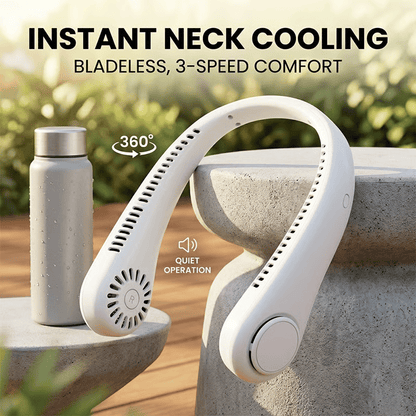 🔥Last Day 48% OFF🔥🍃 Portable Bladeless Neck Fan