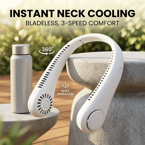 🔥Last Day 48% OFF🔥🍃 Portable Bladeless Neck Fan